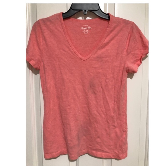 J crew studio tee size s peach